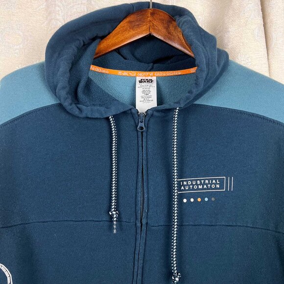 Disney Star Wars Droid Depot C-3PO Hoodie Industrial Automation full-zip jacket - Picture 2 of 10